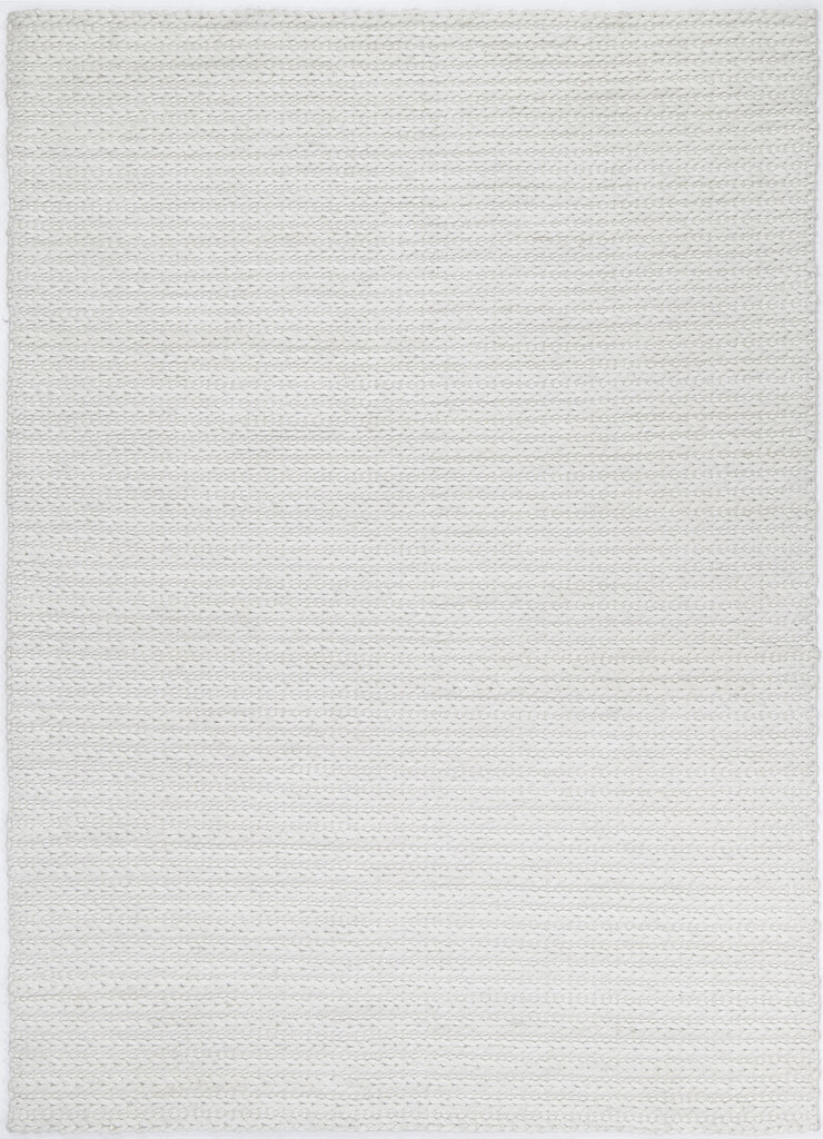 Zayna Cue White Wool Blend Rug